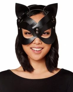 Spirit Halloween Black Cat Eye Mask