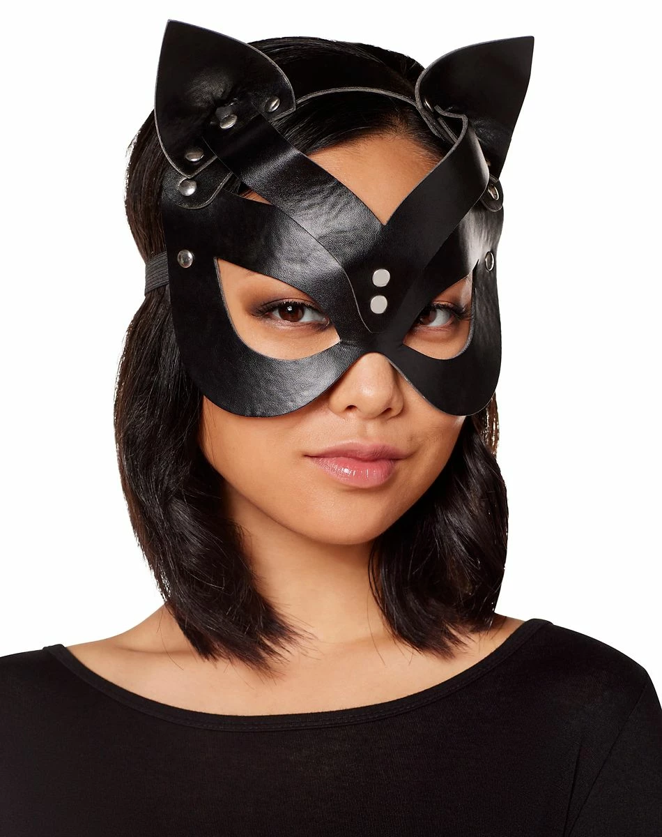 Spirit Halloween Black Cat Eye Mask 2 Spirit Halloween Black Cat Eye Mask - Image 2