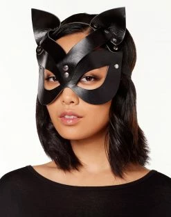 Spirit Halloween Black Cat Eye Mask 5 Spirit Halloween Black Cat Eye Mask -Halloween ACCESSORIES store 01515691 c