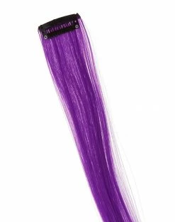 Spirit Halloween Purple Clip In Hair Extensions -Halloween ACCESSORIES store 01516541 d