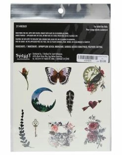 Spirit Halloween Temporary Tattoo Pack -Halloween ACCESSORIES store 01516970 c