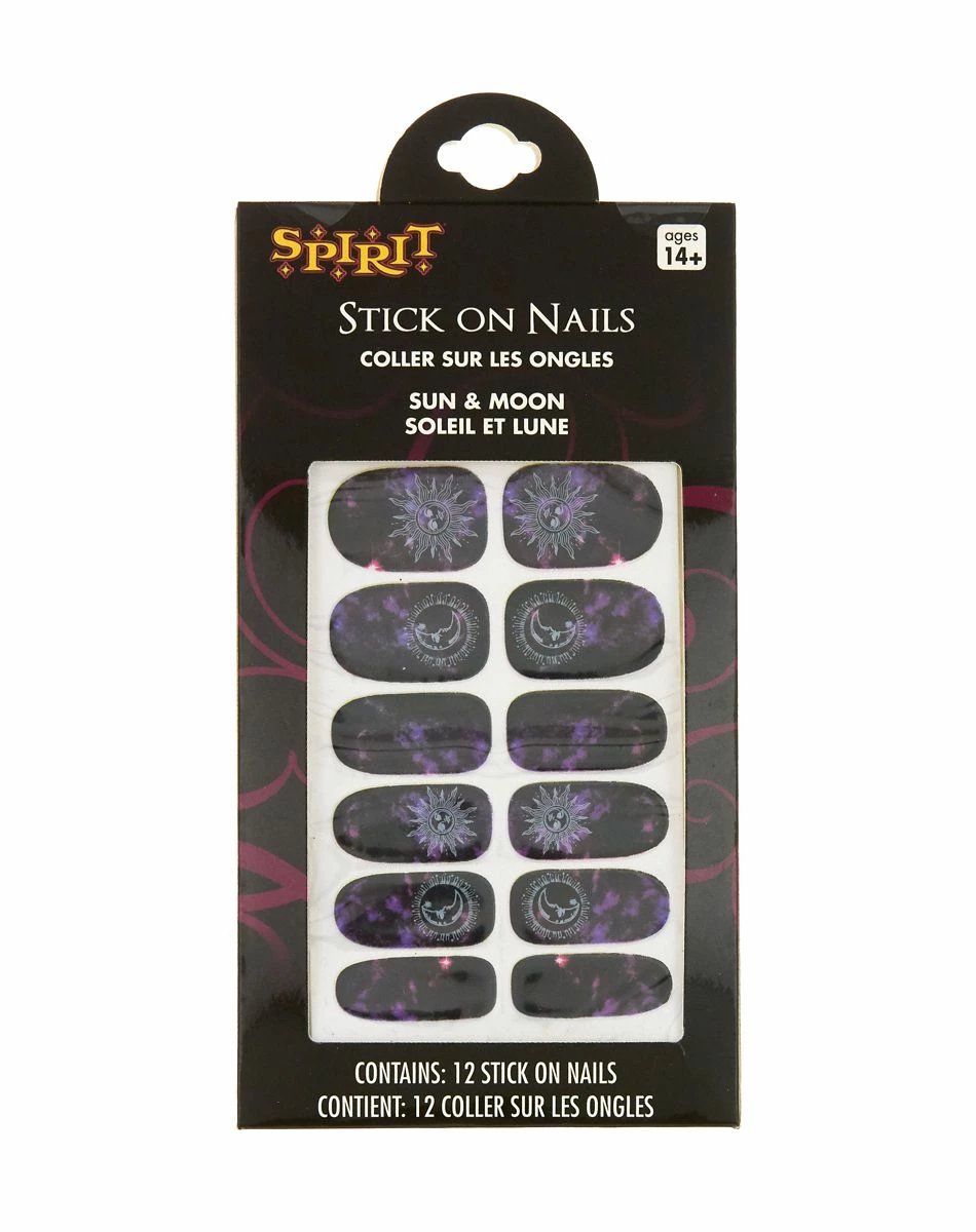 Spirit Halloween Sun and Moon Nail Decals 2 Spirit Halloween Sun and Moon Nail Decals - Image 2