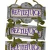 Spirit Halloween Beetlejuice Ladder Sign