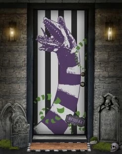 Spirit Halloween Sandworm Door Cover - Beetlejuice