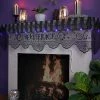 Spirit Halloween Striped Lace Light-Up Mantel Scarf - Beetlejuice