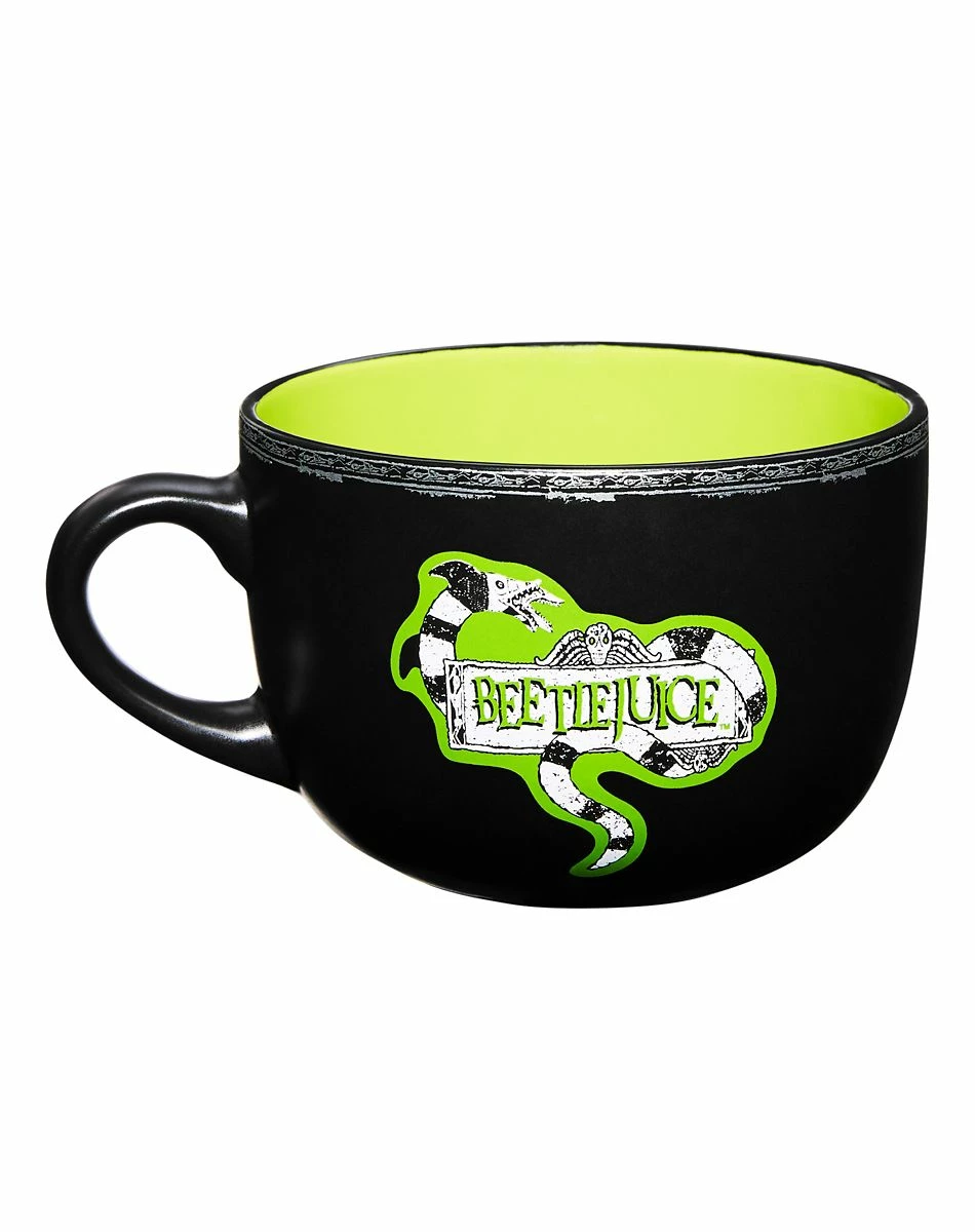 Spirit Halloween Sandworm Soup Mug 24 oz. - Beetlejuice 2 Spirit Halloween Sandworm Soup Mug 24 oz. - Beetlejuice - Image 2
