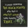 Spirit Halloween Black Plague Beetlejuice Sign