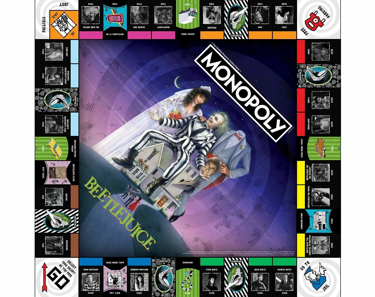 Spirit Halloween Beetlejuice Monopoly Board Game 4 Spirit Halloween Beetlejuice Monopoly Board Game - Image 4