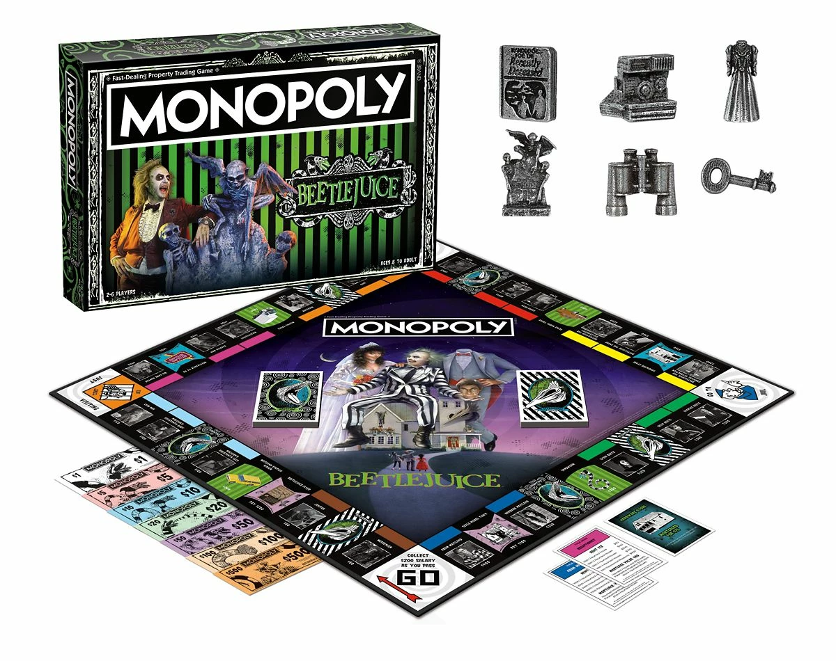 Spirit Halloween Beetlejuice Monopoly Board Game 5 Spirit Halloween Beetlejuice Monopoly Board Game - Image 5