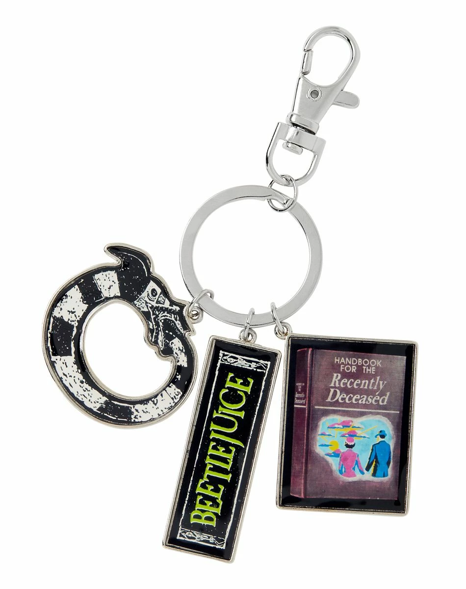 Spirit Halloween Beetlejuice Charm Keychain - Beetlejuice 1 Spirit Halloween Beetlejuice Charm Keychain - Beetlejuice