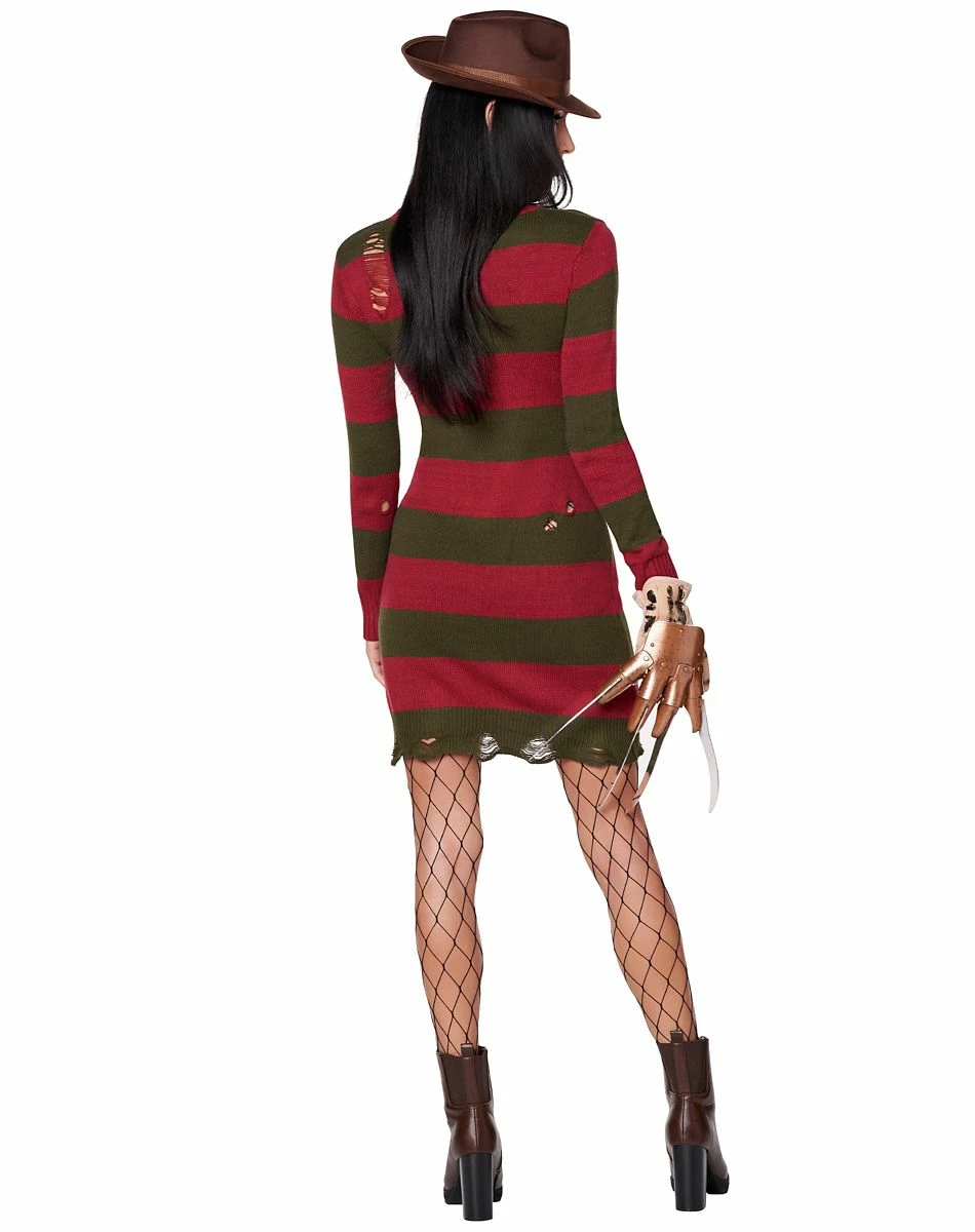 Spirit Halloween Adult Freddy Krueger Sweater Dress - A Nightmare on Elm Street 2 Spirit Halloween Adult Freddy Krueger Sweater Dress - A Nightmare on Elm Street - Image 2