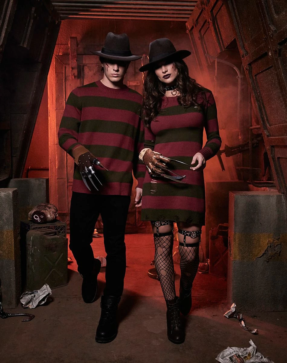 Spirit Halloween Adult Freddy Krueger Sweater Dress - A Nightmare on Elm Street 3 Spirit Halloween Adult Freddy Krueger Sweater Dress - A Nightmare on Elm Street - Image 3