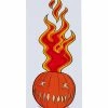 Spirit Halloween Flaming Pumpkin Decal - Trick 'r Treat