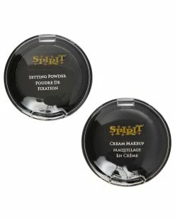 Spirit Halloween Black Cream Makeup and Setting Powder