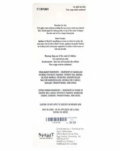 Spirit Halloween Black Cream Makeup and Setting Powder -Halloween ACCESSORIES store 01519149 c