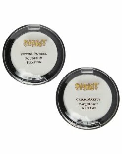 Spirit Halloween White Cream Makeup and Setting Powder