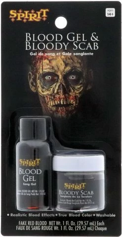Spirit Halloween Blood Gel and Bloody Scab