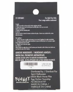 Spirit Halloween Red Matte Coffin Press On Nails -Halloween ACCESSORIES store 01519594 c