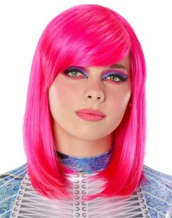 Spirit Halloween Pink Side Bangs Wig