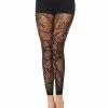 Spirit Halloween Black Lace Footless Tights