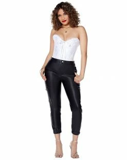 Spirit Halloween White Lace Royal Corset -Halloween ACCESSORIES store 01521699 c