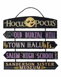 Spirit Halloween Hocus Pocus Ladder Sign - Disney