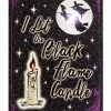 Spirit Halloween Light-Up Black Flame Candle Canvas - Hocus Pocus