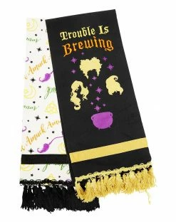Spirit Halloween Trouble is Brewing and Amuck Amuck Dishtowels 2 Pack - Hocus Pocus