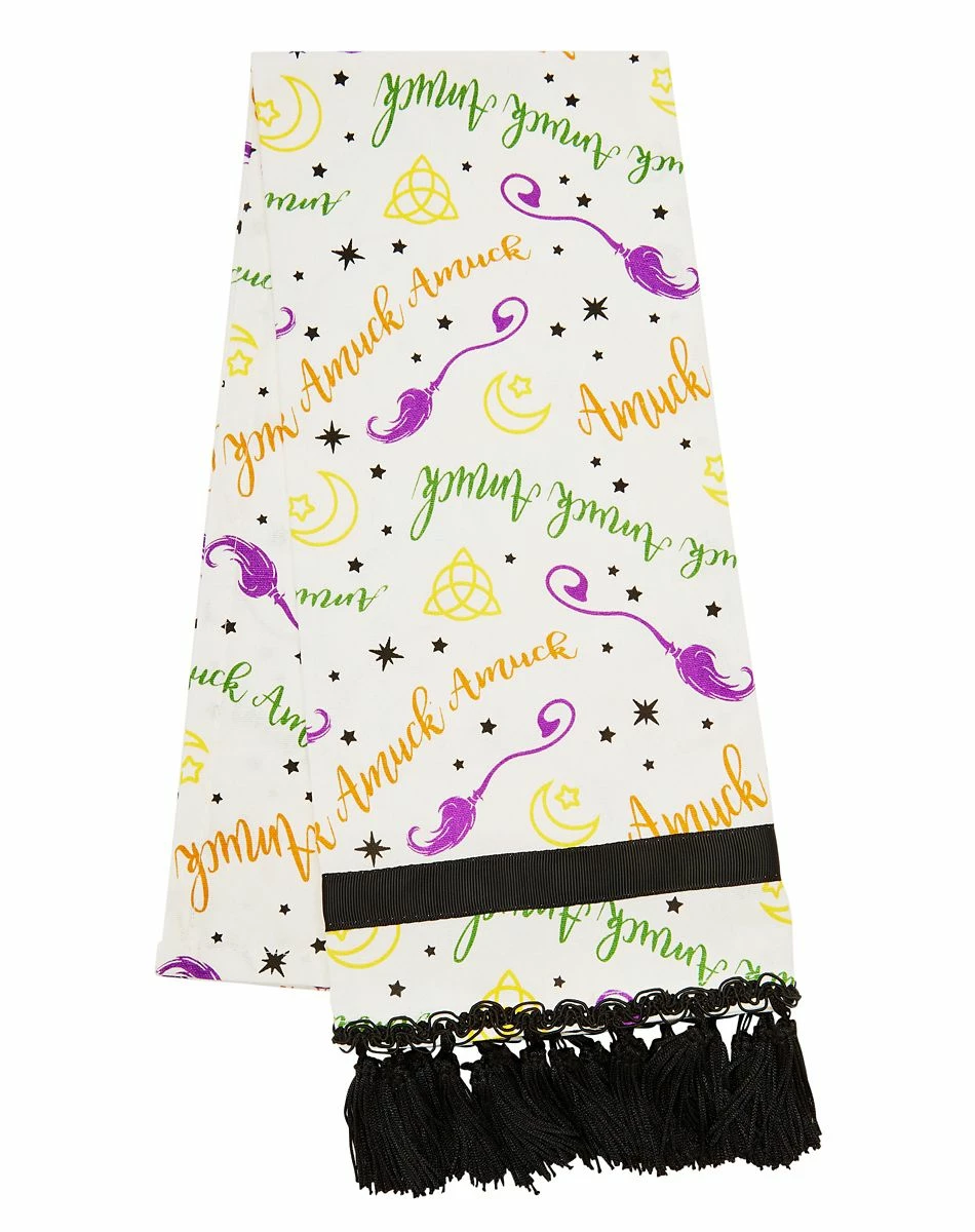 Spirit Halloween Trouble is Brewing and Amuck Amuck Dishtowels 2 Pack - Hocus Pocus 3 Spirit Halloween Trouble is Brewing and Amuck Amuck Dishtowels 2 Pack - Hocus Pocus - Image 3