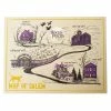 Spirit Halloween Salem Map Sign - Hocus Pocus