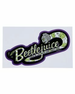 Spirit Halloween Snakehead Beetlejuice Decal