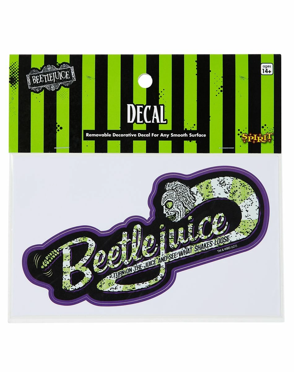 Spirit Halloween Snakehead Beetlejuice Decal 2 Spirit Halloween Snakehead Beetlejuice Decal - Image 2