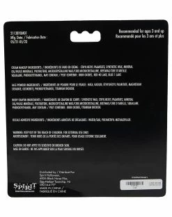 Spirit Halloween Toddler Scary Clown Makeup Kit -Halloween ACCESSORIES store 01525252 c