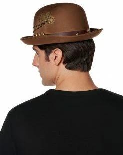Spirit Halloween Steampunk Bowler Hat -Halloween ACCESSORIES store 01525385 c