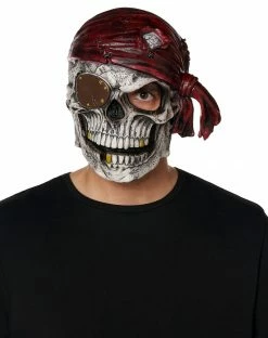 Spirit Halloween Pirate Skeleton Full Mask