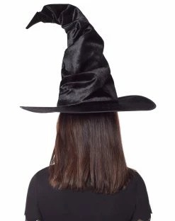 Spirit Halloween Black Crooked Witch Hat -Halloween ACCESSORIES store 01527159 c