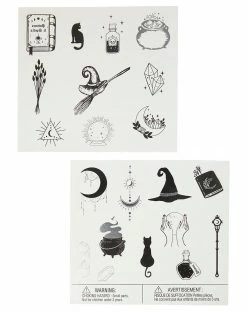Spirit Halloween Kids Sorceress Temporary Tattoos