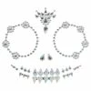 Spirit Halloween Skeleton Jewel Face Decals