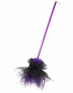 Spirit Halloween Purple Light-Up Witch Broom -Halloween ACCESSORIES store 01527654 d