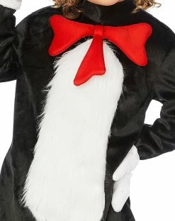 Spirit Halloween Toddler Cat in the Hat Jumpsuit Costume – Dr. Seuss -Halloween ACCESSORIES store 01528157 c