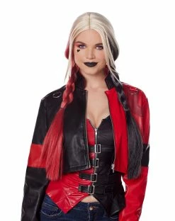 Spirit Halloween Adult Harley Quinn Moto Jacket – The Suicide Squad