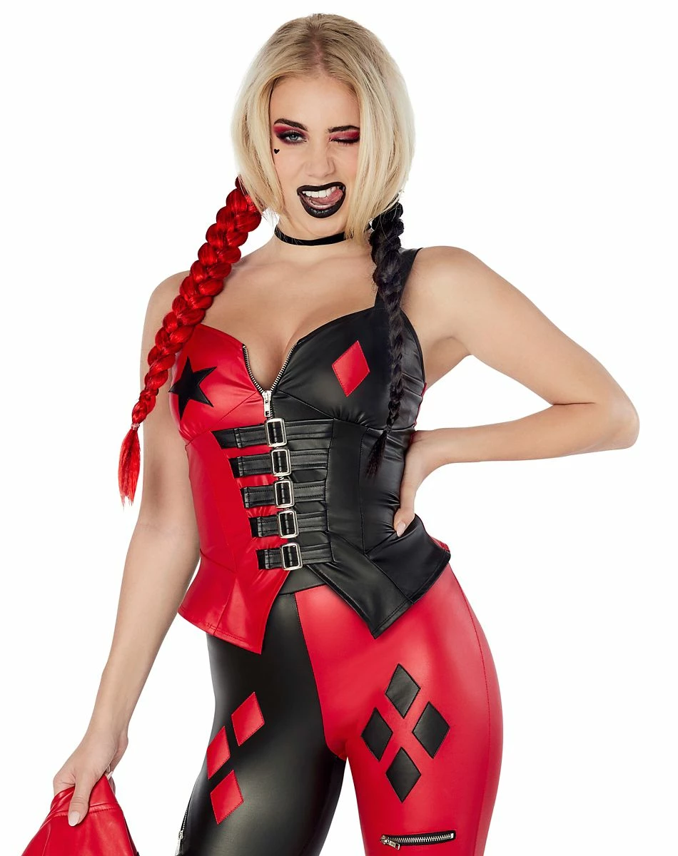 Spirit Halloween Adult Harley Quinn Corset - The Suicide Squad 1 Spirit Halloween Adult Harley Quinn Corset - The Suicide Squad