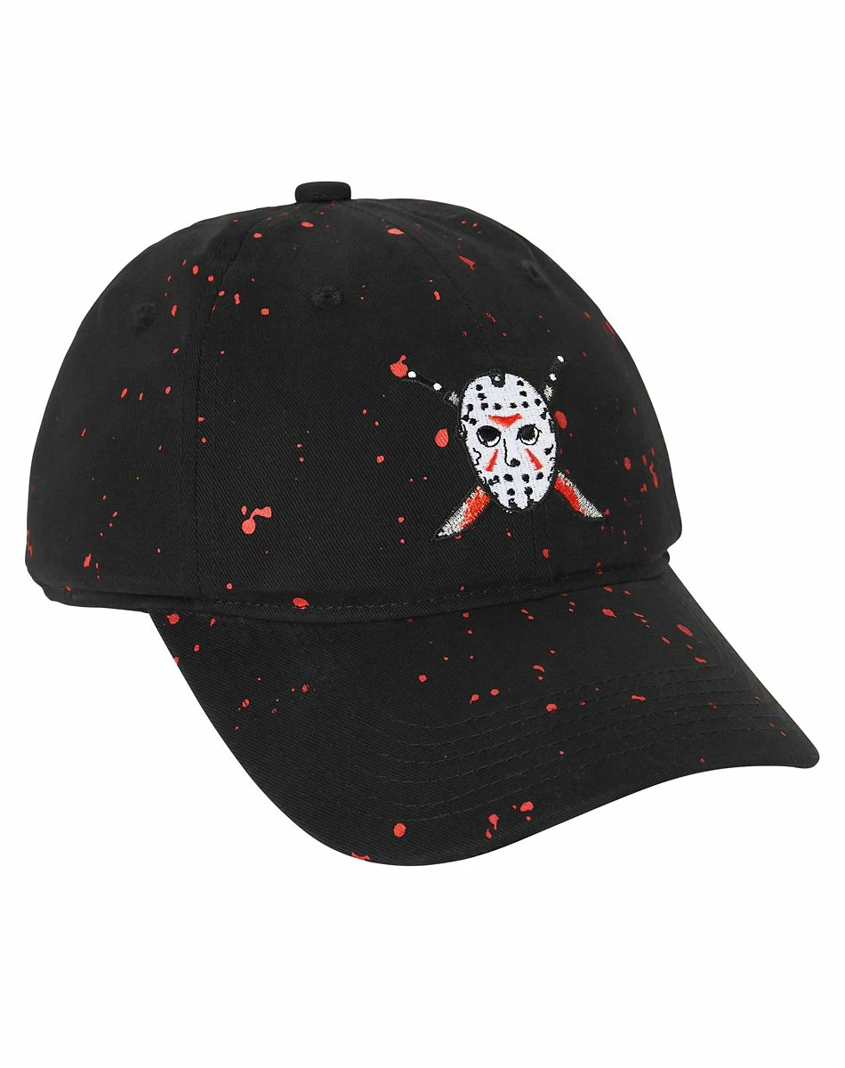 Spirit Halloween Jason Voorhees Dad Hat - Friday the 13th 1 Spirit Halloween Jason Voorhees Dad Hat - Friday the 13th