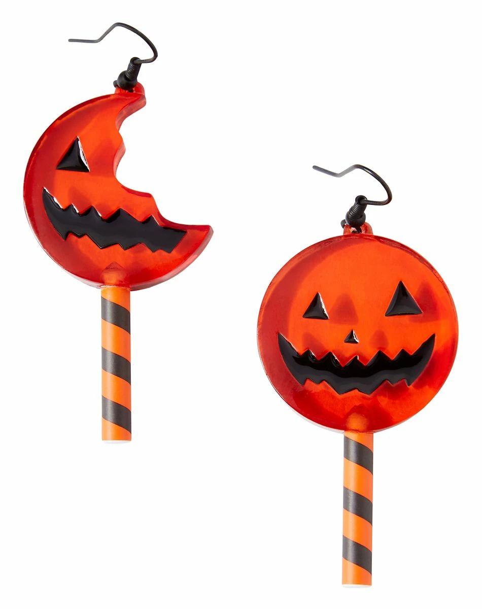 Spirit Halloween Lollipop Earrings - Trick 'r Treat 1 Spirit Halloween Lollipop Earrings - Trick 'r Treat