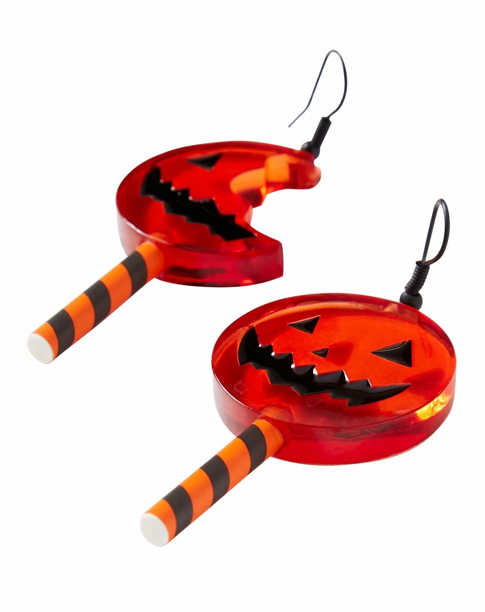 Spirit Halloween Lollipop Earrings - Trick 'r Treat 2 Spirit Halloween Lollipop Earrings - Trick 'r Treat - Image 2