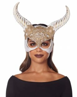 Spirit Halloween Horned Masquerade Eye Mask