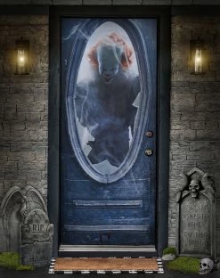 Spirit Halloween Pennywise Door Cover - It