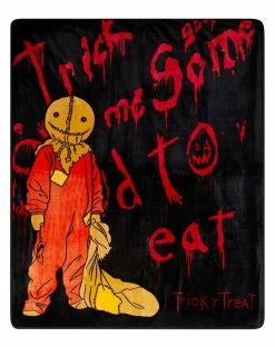 Spirit Halloween Sam Reversible Fleece Blanket - Trick 'r Treat