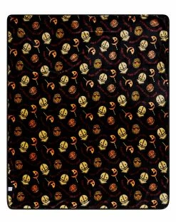 Spirit Halloween Sam Reversible Fleece Blanket - Trick 'r Treat 6 Spirit Halloween Sam Reversible Fleece Blanket - Trick 'r Treat -Halloween ACCESSORIES store 01530880 c