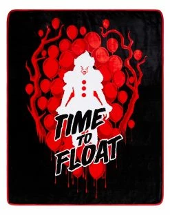 Spirit Halloween Pennywise Reversible Fleece Blanket - It